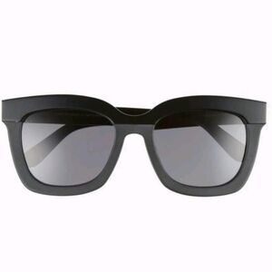 Diff Womens Black Carson Large Frame Polarized Stylish Trendy Sunglasses